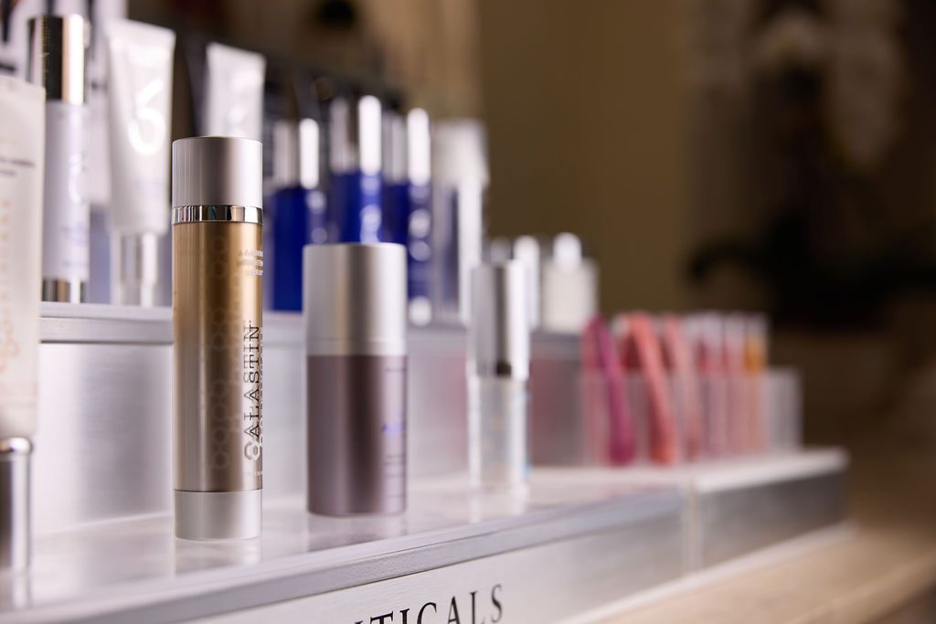 Medical-grade skincare on display