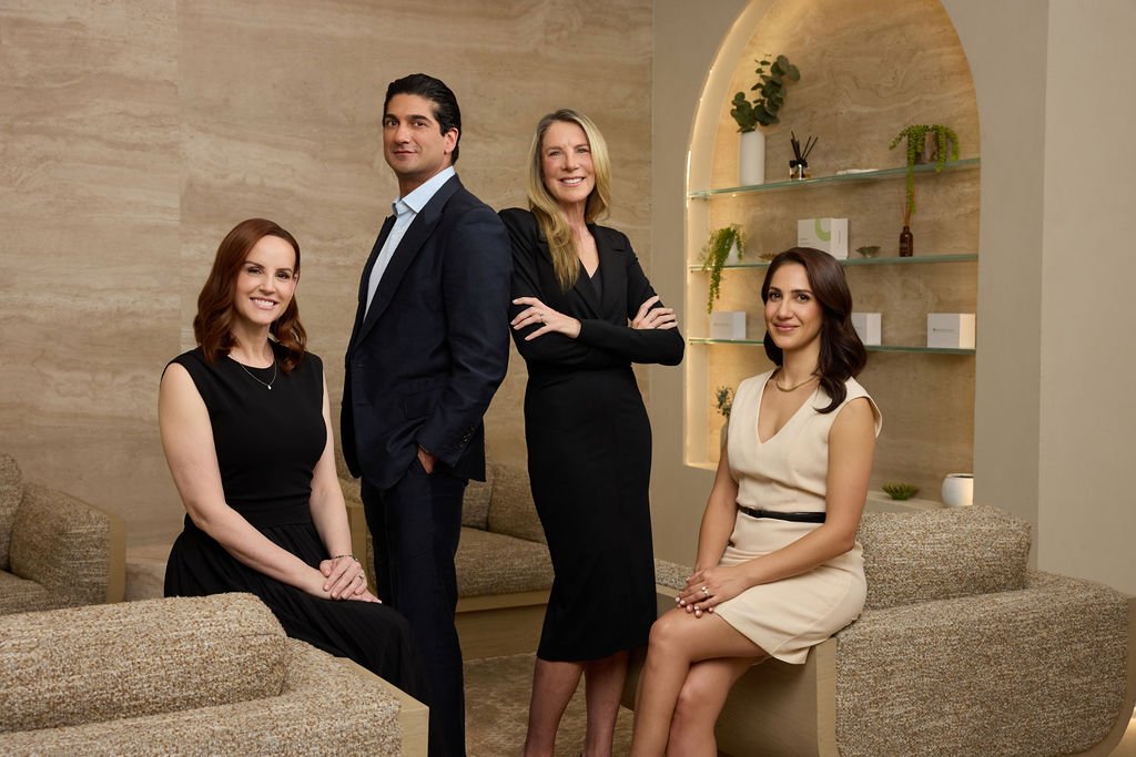 The four surgeons of The Practice Healthcare: Dr. Killeen, Dr. Hussain, Dr. Cassileth, and Dr. Azadgoli