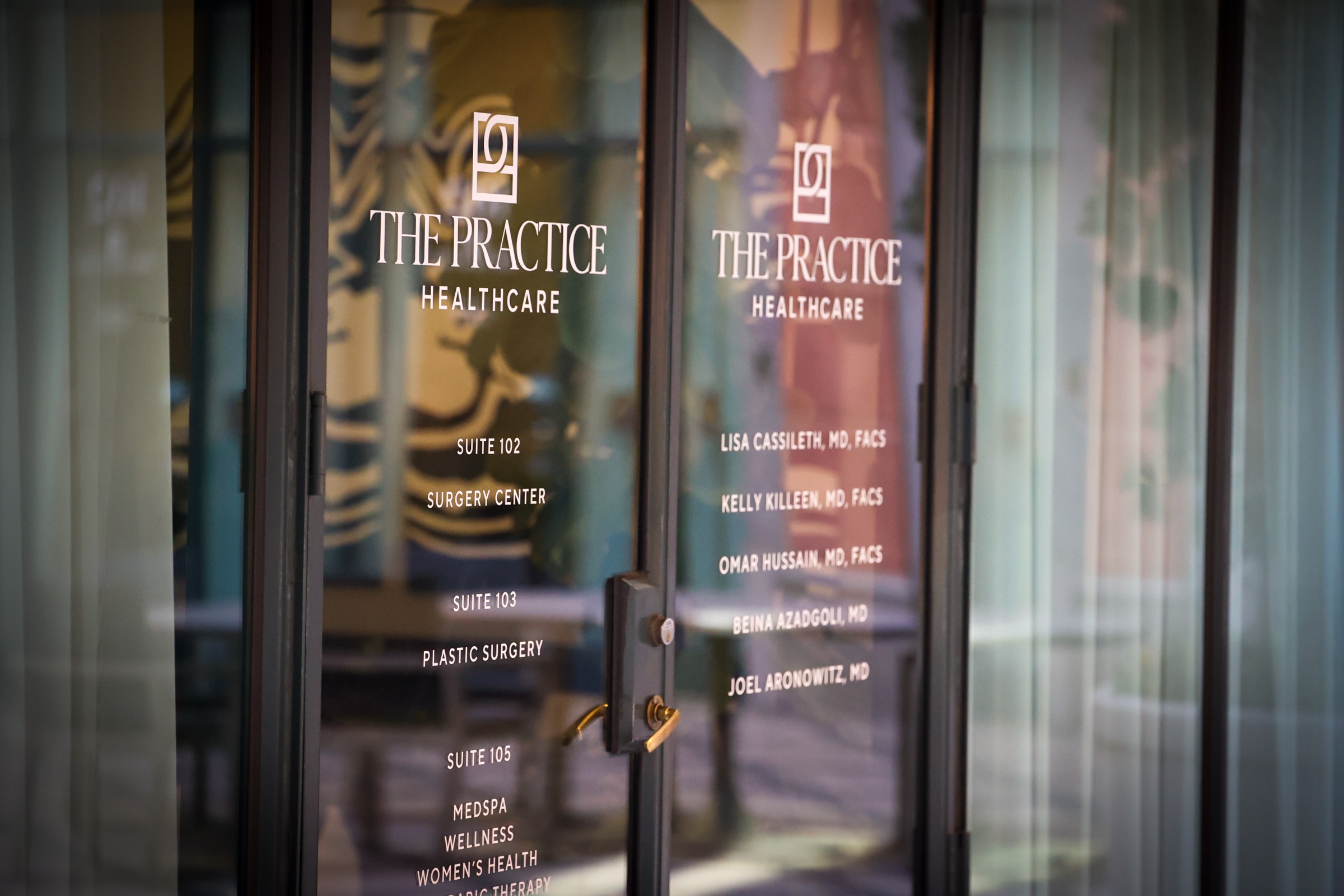 Surgery center entrance at The Practice Healthcare