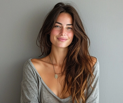 portrait of beautiful woman in her 30s